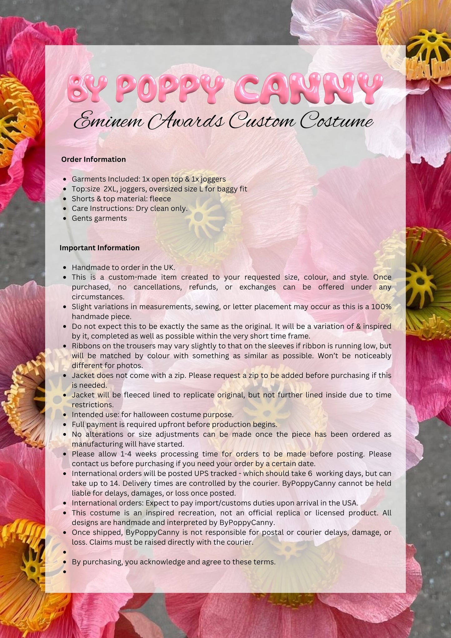 Eminem Inspired MTV Awards Gents Fancy Dress Costume